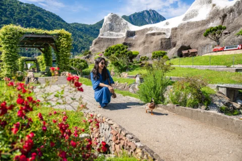 Celebrity a Lugano: Aseel Omran promuove il Ticino