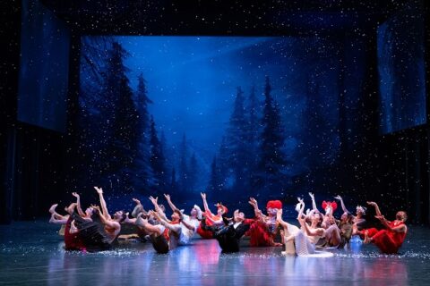 Ballet in Lugano is renewed with Bigonzetti's Nutcracker at the LAC: contemporary dance, 3D scenography, and the Orchestra della Svizzera italiana.