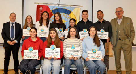 Il Panathlon Club Lugano premia i giovani talenti sportivi ticinesi: dieci promesse dello sport protagoniste di una serata dedicata ai valori, alla formazione e al fair play.