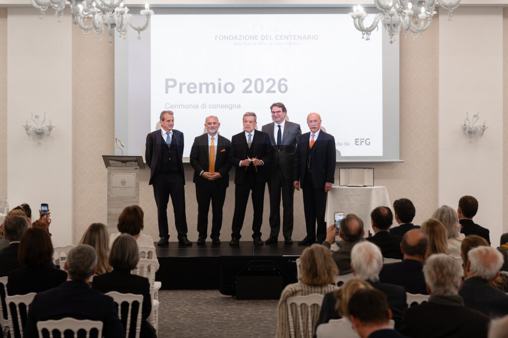 Alberto Siccardi premiato a Lugano: riconoscimento per la capacità di creare un ponte imprenditoriale tra Svizzera e Italia