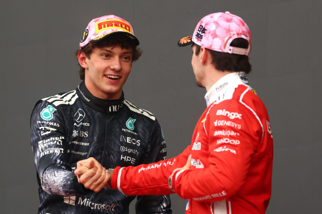 F1 GP del Giappone: Kimi Antonelli di Mercedes ha firmato la seconda vittoria consecutiva.