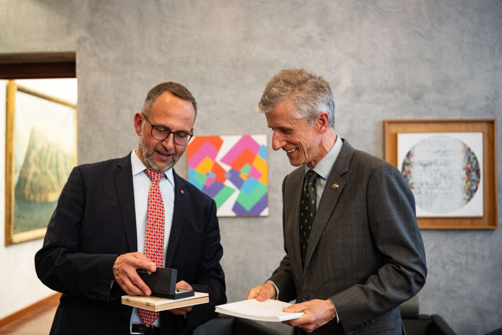 Ambasciatore della Lituania in Ticino, incontro istituzionale a Palazzo delle Orsoline