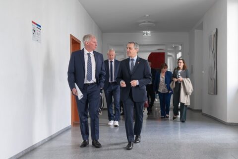Ignazio Cassis a Bellinzona, confronto