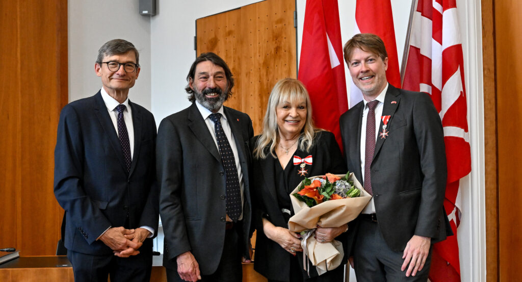 Lugano celebra il dialogo tra Austria e Svizzera con due alte onorificenze