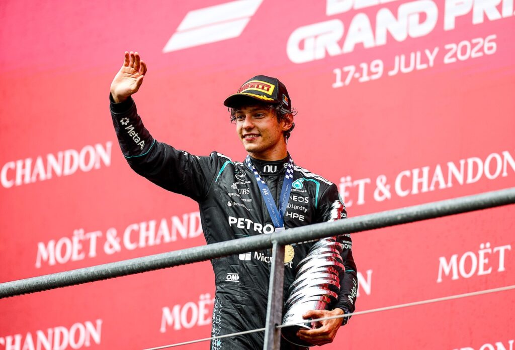 Antonelli Survives the Chaos at Spa, Extends His Lead