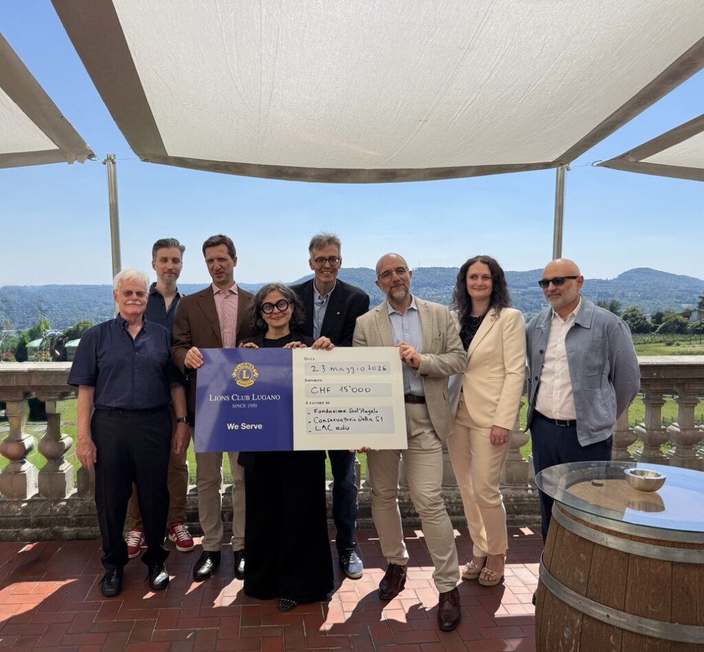 Lions Club Lugano: 15'000 franchi a sostegno di cultura, inclusione e formazione