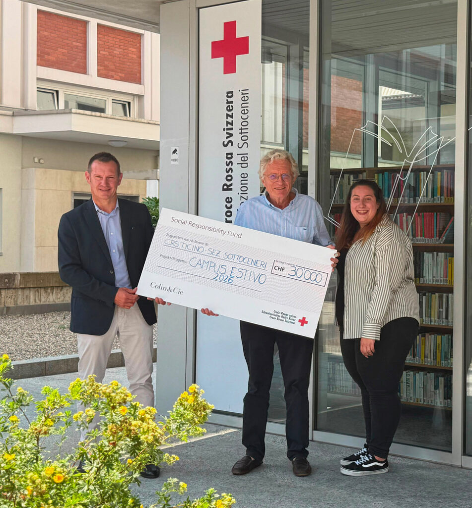 Campus estivo Croce Rossa Ticino: rinnovato il sostegno di Colin&Cie con 30 mila franchi