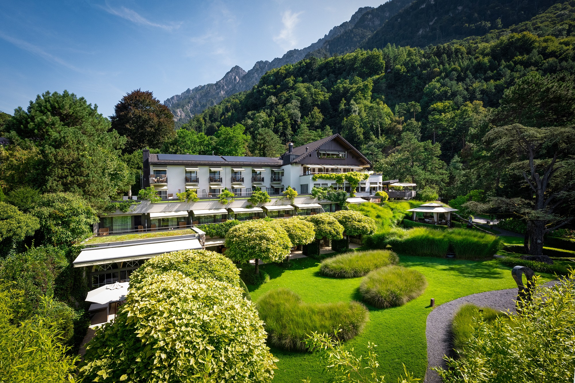 Park hotel Sonnenhof: spettacolare vista sul castello di Vaduz