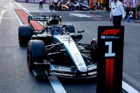Russell Holds Off Verstappen in a Chaotic Baku Grand Prix A third win of the season for Russell, and a fifth-place recovery for championship leader Kimi Antonelli after he crashed in qualifying 